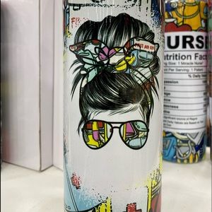 Nurse 20oz skinny Tumbler